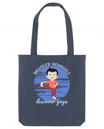 Discover Yourself Discover Yoga Midnight Blue