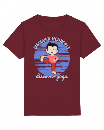 Discover Yourself Discover Yoga Burgundy