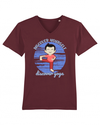 Discover Yourself Discover Yoga Burgundy