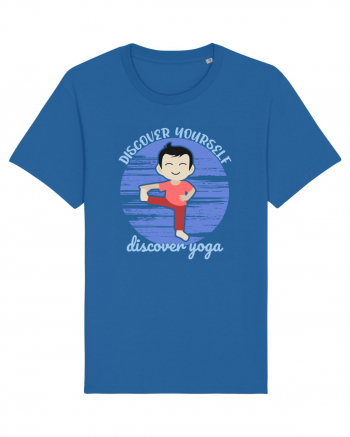 Discover Yourself Discover Yoga Royal Blue