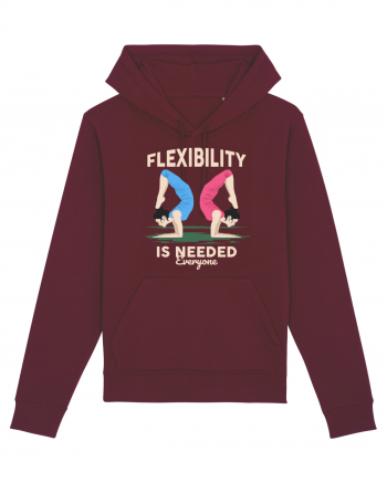 Flexibility is Needed Burgundy