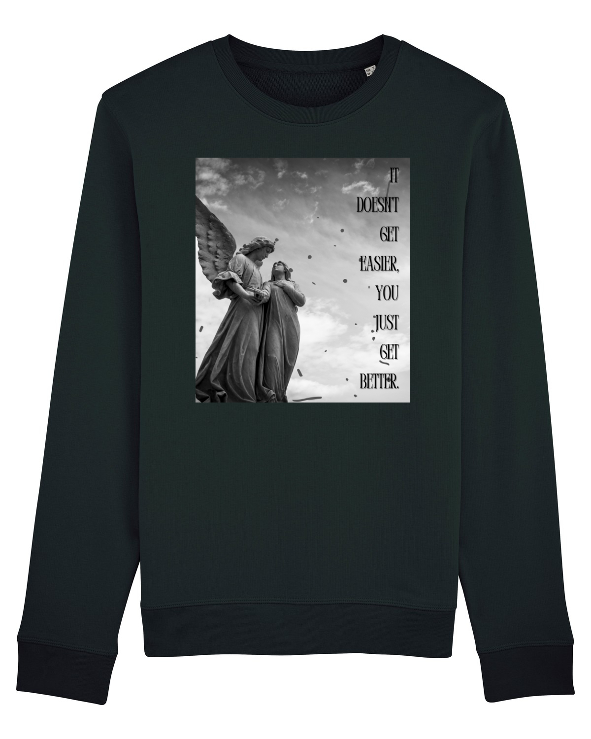 Bluză mânecă lungă Unisex Rise Black