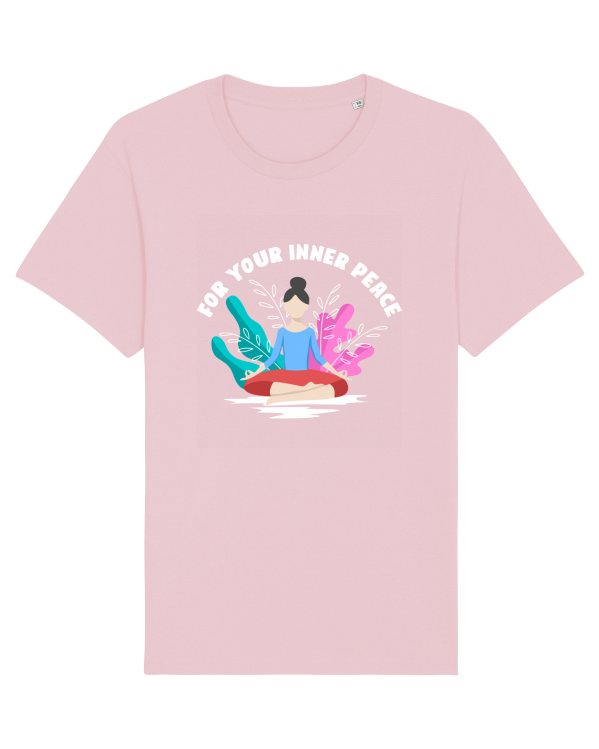 Tricou mânecă scurtă Unisex Rocker Cotton Pink