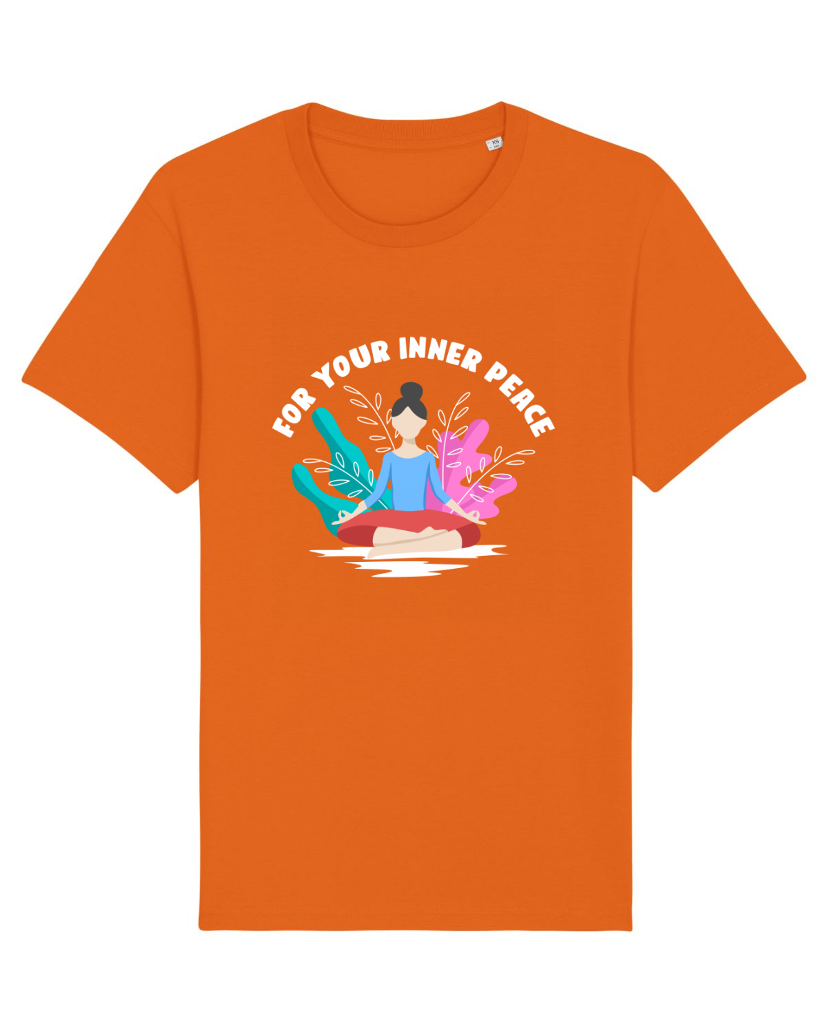 Tricou mânecă scurtă Unisex Rocker Bright Orange