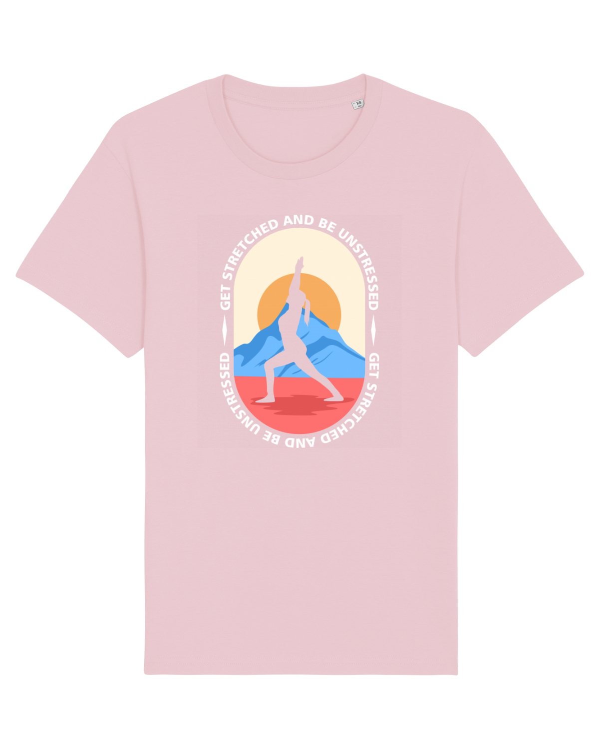 Tricou mânecă scurtă Unisex Rocker Cotton Pink