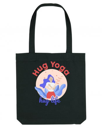 Hug Yoga Hug Life Black