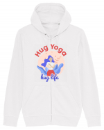 Hug Yoga Hug Life Hanorac cu fermoar Unisex Connector