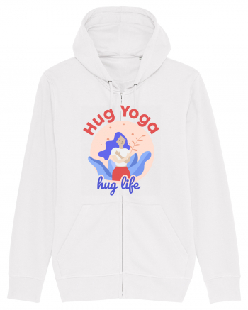 Hug Yoga Hug Life White