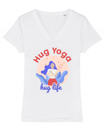 Hug Yoga Hug Life White