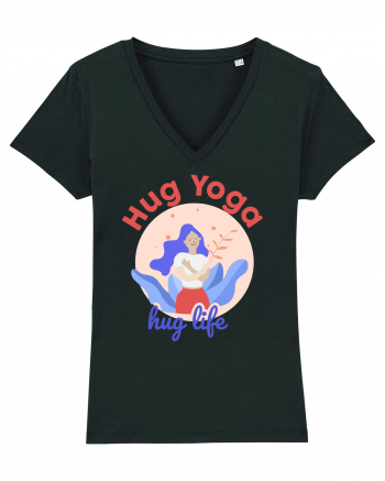 Hug Yoga Hug Life Black