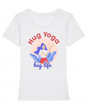 Hug Yoga Hug Life White