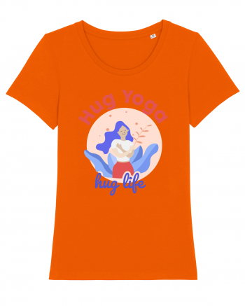 Hug Yoga Hug Life Bright Orange