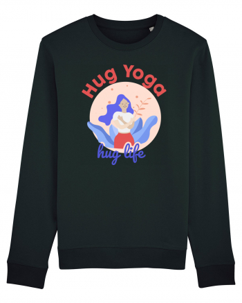 Hug Yoga Hug Life Black