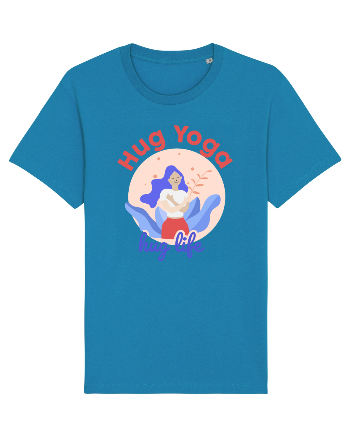 Tricou mânecă scurtă Unisex Rocker Azur