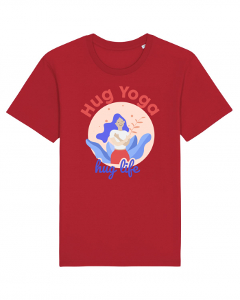 Hug Yoga Hug Life Red