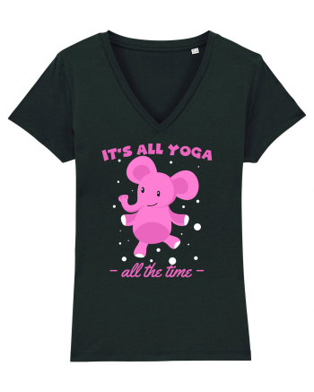 It's All Yoga All the Time Black