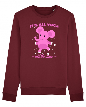 It's All Yoga All the Time Burgundy