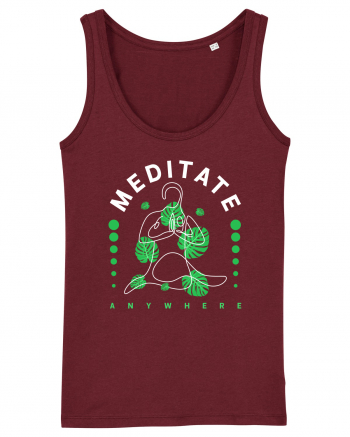 Meditate Anywhere Burgundy