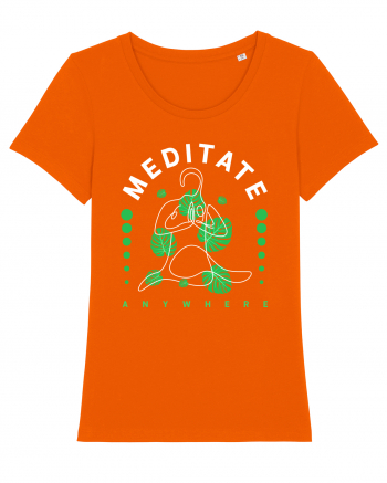 Meditate Anywhere Bright Orange