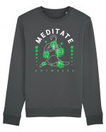 Meditate Anywhere Bluză mânecă lungă Unisex Rise