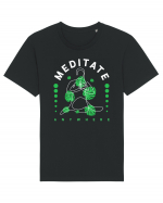 Meditate Anywhere Tricou mânecă scurtă Unisex Rocker