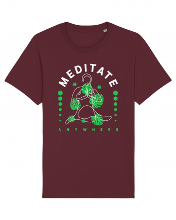 Meditate Anywhere Burgundy