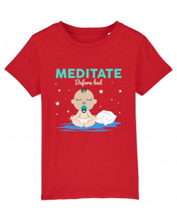 Meditate Before Bed Red