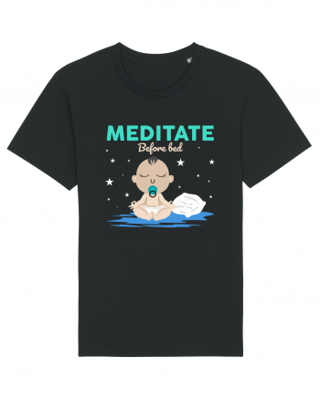 Meditate Before Bed Black