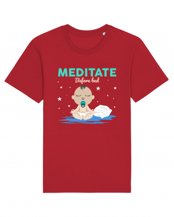 Meditate Before Bed Red