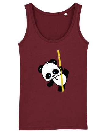 Panda Burgundy