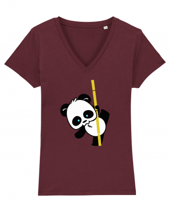 Panda Burgundy