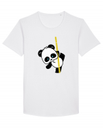 Panda Tricou mânecă scurtă guler larg Bărbat Skater