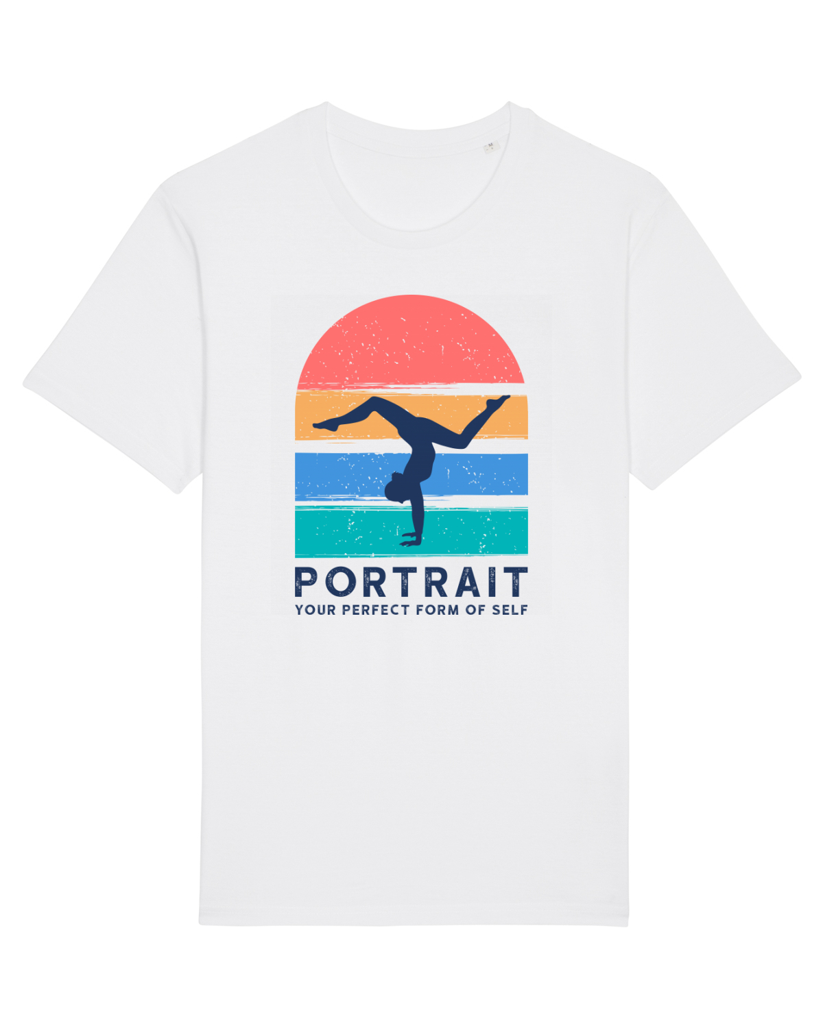 Tricou mânecă scurtă Unisex Rocker White