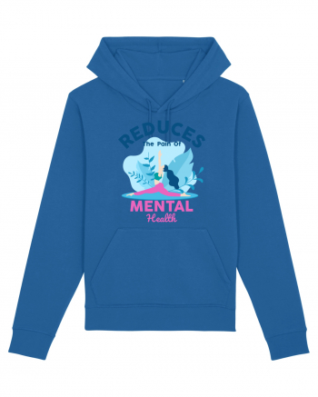 Reduces the Pain of Mental Health Royal Blue