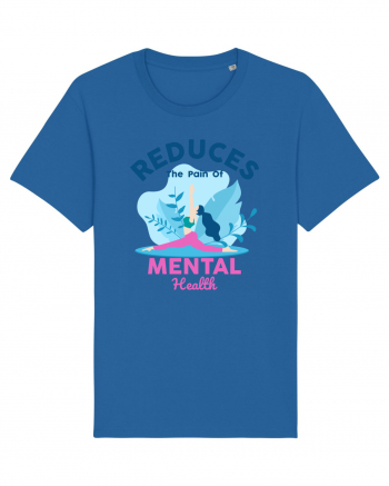 Reduces the Pain of Mental Health Royal Blue