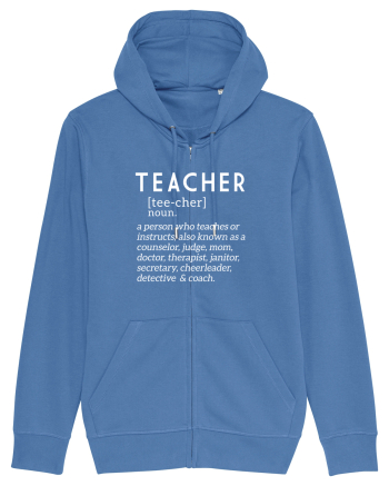 Teacher Bright Blue