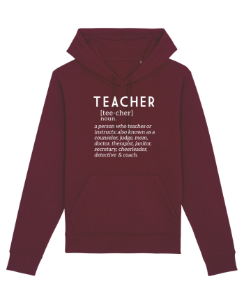 Teacher Burgundy