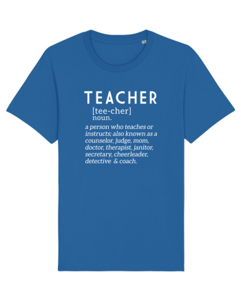 Teacher Royal Blue