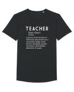 Teacher Tricou mânecă scurtă guler larg Bărbat Skater