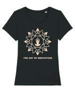 The Art of Meditation Tricou mânecă scurtă guler larg fitted Damă Expresser