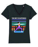 The Way to Happiness Tricou mânecă scurtă guler V Damă Evoker