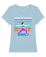 The Way to Happiness Tricou mânecă scurtă guler larg fitted Damă Expresser