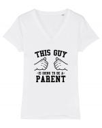 Parent Tricou mânecă scurtă guler V Damă Evoker