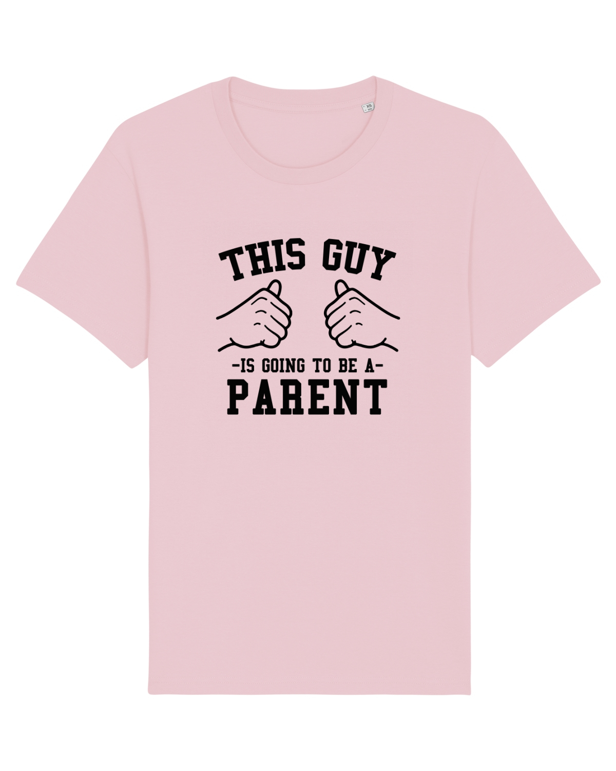 Tricou mânecă scurtă Unisex Rocker Cotton Pink