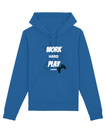 Work Hard Play Harder Royal Blue