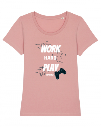 Work Hard Play Harder Canyon Pink