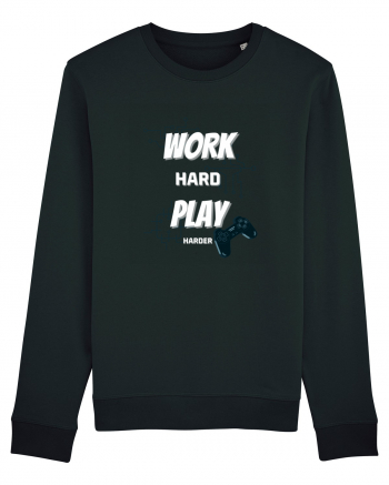 Work Hard Play Harder Black