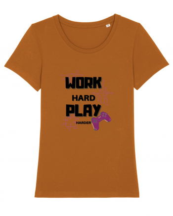 Work Hard Play Harder Roasted Orange