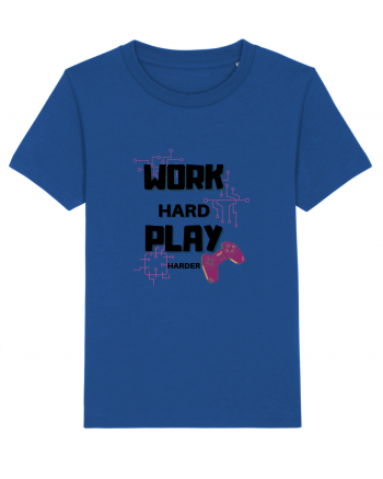 Work Hard Play Harder Majorelle Blue