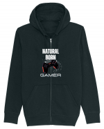 Natural Born Gamer Hanorac cu fermoar Unisex Connector